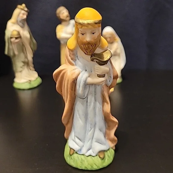 VTG 9pc Porcelain Nativity Figurines‎ Set ~ Classic Living Christmas Collection - Picture 14 of 16